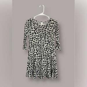 Arizona Jean Company Black and White Leopard Print Dress